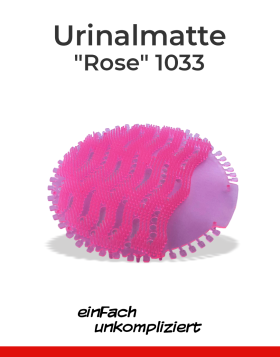 Urinalmatte "Rose" 1033